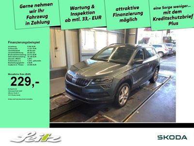 gebraucht Skoda Karoq 1.6 TDI DSG Style Vario Sitze*AHK*LED*Smar