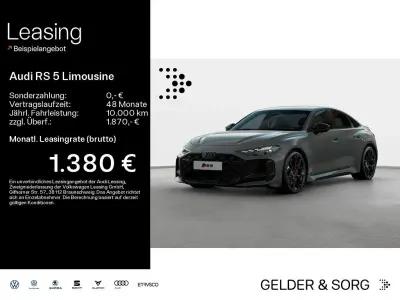Ny Audi RS5 Sport 639 HK (469 kW) 2026 Grå Sedan