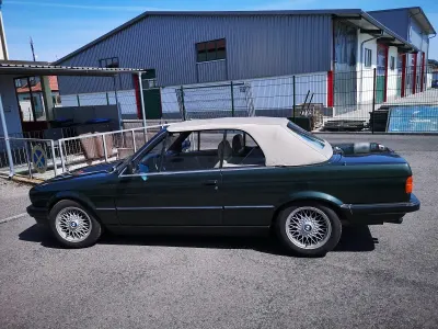 Gebraucht BMW 325 Cabriolet Sport Line 200 PS (147 kW) 1986 Grün Cabrio