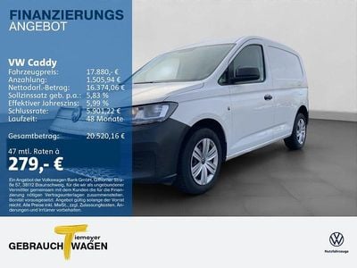 Gebraucht VW Caddy 75 PS (55 kW) 2022 Weiß Van / Kleinbus
