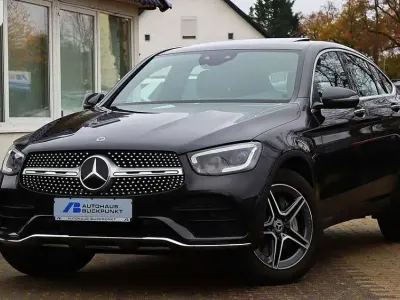 Używany Mercedes GLC400d AMG 330 KM (242 kW) 2020 Szary Coupe