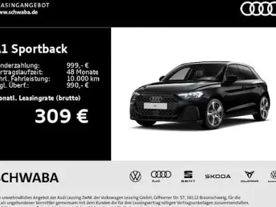 Neu Audi A1 Sportback Sport 116 PS (85 kW) 2026 Schwarz Kleinwagen