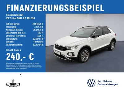 Gebraucht VW T-Roc Goal 150 PS (110 kW) 2025 Pure white SUV