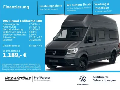 Gebraucht VW California California 163 PS (119 kW) 2026 Indiumgraumetallic Van