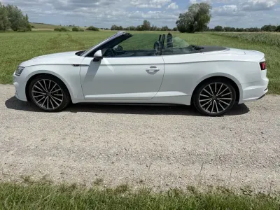 Gebraucht Audi A5 Cabriolet S-Line 190 PS (139 kW) 2019 Weiß Cabrio