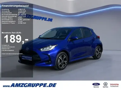 Gebraucht Toyota Yaris Hybrid Style 116 PS (85 kW) 2025 Juniper blau met Kleinwagen
