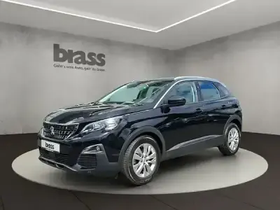 Gebraucht Peugeot 3008 Active 131 PS (96 kW) 2019 Schwarz perla nera / metallic klarlack SUV