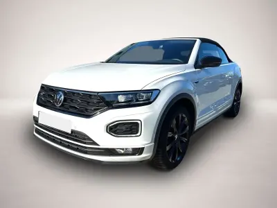 Gebraucht VW T-Roc Cabriolet R-line 150 PS (110 kW) 2022 Weiß Cabrio