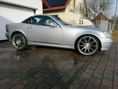 Brugt Mercedes SLK230 197 HK (144 kW) 2000 Sølv Cabriolet