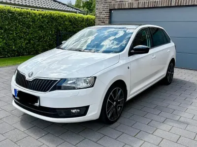Käytetty Skoda Rapid Style 86 HP (63 kW) 2014 Valkoinen Viistoperä