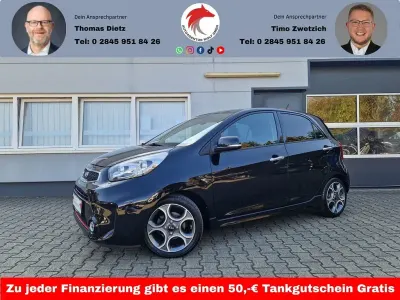 Gebraucht Kia Picanto Spirit 84 PS (61 kW) 2016 Schwarz Kleinwagen