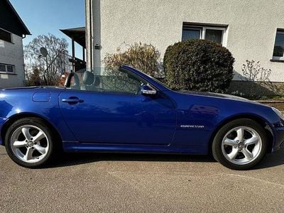 Gebraucht Mercedes SLK200 163 PS (119 kW) 2001 Blau Cabrio