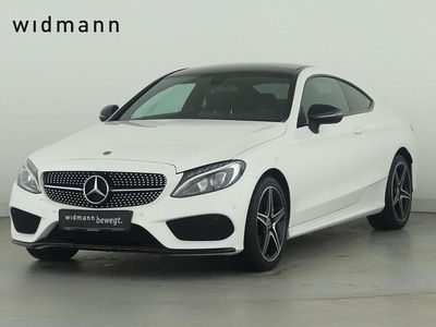Gebraucht Mercedes C200 AMG 184 PS (135 kW) 2018 Weiss Coupé