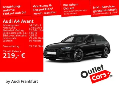 Używany Audi A4 S-Line 204 KM (150 kW) 2024 Czarny Kombi