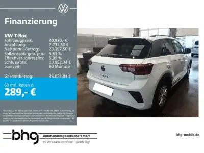 Brugt VW T-Roc R-line 150 HK (110 kW) 2025 Hvid SUV
