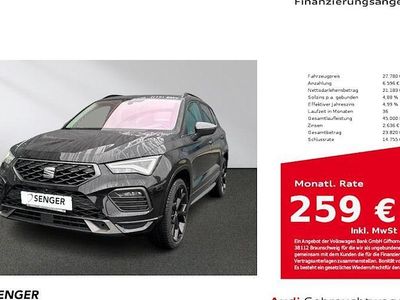 Gebraucht Seat Ateca FR 150 PS (110 kW) 2021 Schwarz SUV