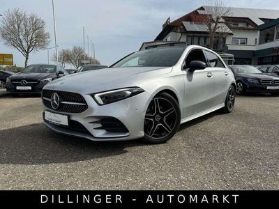 gebraucht Mercedes A180 d AMG Line PANORAMA Autom. Leder Navi Night