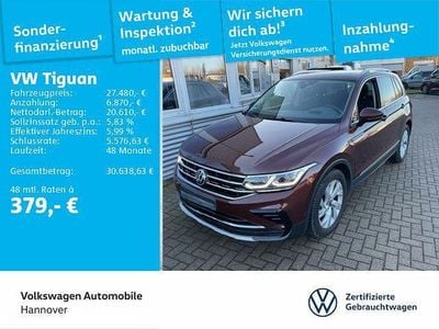 Braun Gebraucht 2020 VW Tiguan Elegance SUV | 27.480 € (Guter Preis)