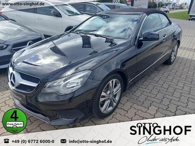 Gebraucht Mercedes E200 184 PS (135 kW) 2014 Obsidianschwarz (metallic) Cabrio