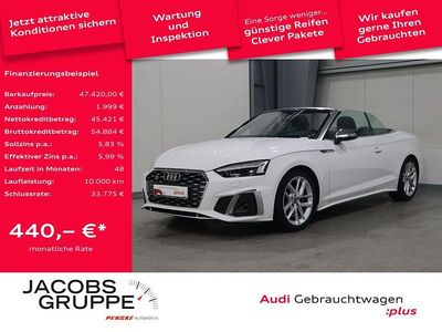 Gebraucht Audi S5 Cabriolet Ambiente 354 PS (260 kW) 2023 Arkonaweiß Cabrio