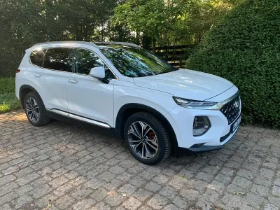 Gebraucht Hyundai Santa Fe 200 PS (147 kW) 2019 Weiß SUV