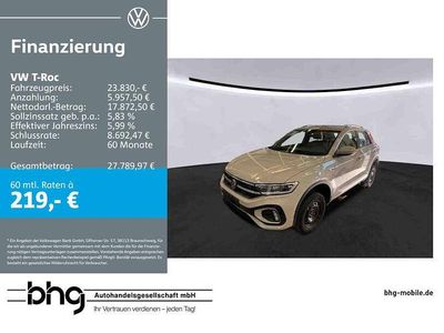 Gebraucht VW T-Roc R-line 110 PS (80 kW) 2024 Grau SUV