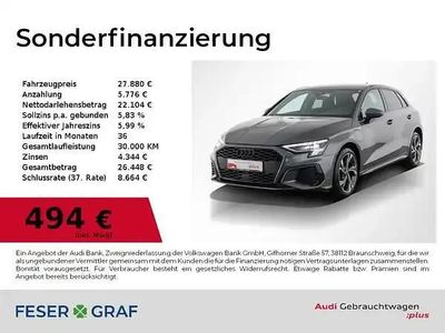 Daytonagrau perleffekt Gebraucht 2022 Audi A3 Ambiente Limousine | 26.880 € (Teuer)