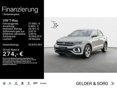 Second-hand VW T-Roc R-line 150 CP (110 kW) 2022 Gri SUV
