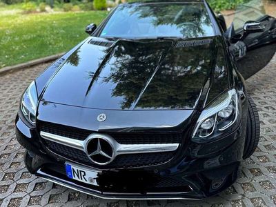 gebraucht Mercedes SLC180 SLC 1809G-TRONIC AMG Line schwarz