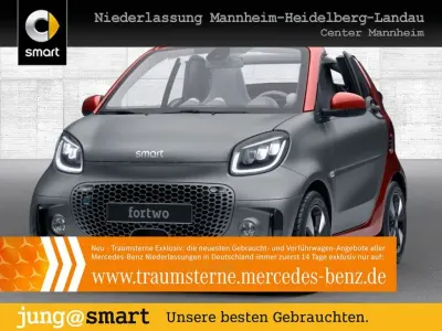 Brugt Smart ForTwo Electric Drive Passion 60 kW (82 HK) 2024 Grå Cabriolet
