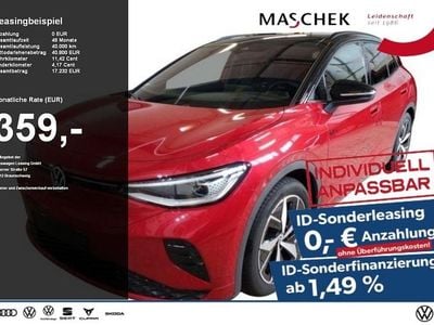 Kings red metallic schwarz Gebraucht 2024 VW ID.4 GTX SUV | 40.340 € (Guter Preis)