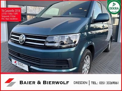Gebraucht VW T6 Comfortline 150 PS (110 kW) 2018 Grün Van
