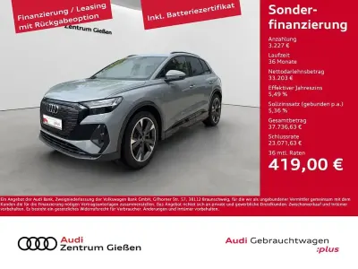 Gebraucht Audi Q4 e-tron S-Line 194 kW (265 PS) 2023 Grau SUV