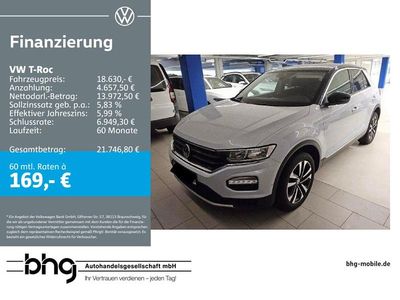Gebraucht VW T-Roc IQ Drive 116 PS (85 kW) 2019 Silber SUV