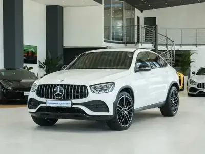 Używany Mercedes GLC43 AMG AMG 390 KM (286 kW) 2021 Biały Coupe