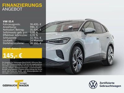 Gebraucht VW ID.4 Pro 150 kW (204 PS) 2023 Weiß SUV