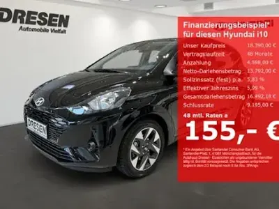 Second-hand Hyundai i10 Trend 79 CP (58 kW) 2025 Negru Hatchback