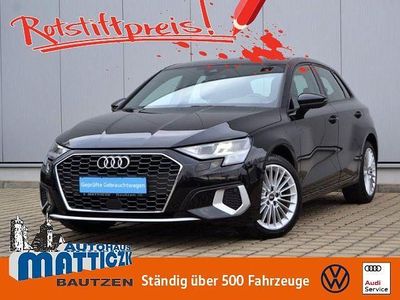 Mythosschwarz metallic (metallic) Gebraucht 2020 Audi A3 Advanced Limousine | 22.439 € (Etwas zu teuer)