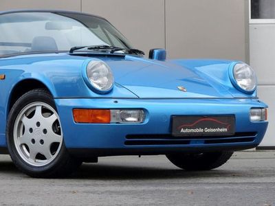 Gebraucht Porsche 911 Carrera 4 Cabriolet 250 PS (183 kW) 1990 Blau Cabrio