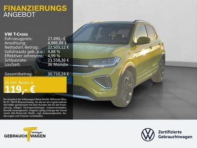 Gelb Neu 2025 VW T-Cross R-line Plus SUV | 27.490 € (Guter Preis)