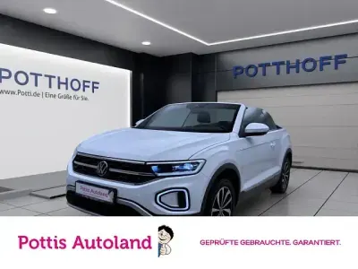 Gebraucht VW T-Roc Cabriolet Style 110 PS (80 kW) 2022 Weiß Cabrio