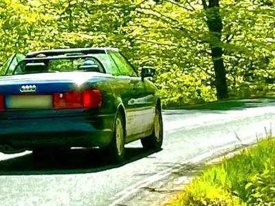 Gebraucht Audi 80 98 PS (72 kW) 1992 Blau Cabrio