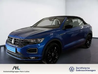 Gebraucht VW T-Roc Cabriolet R-line 150 PS (110 kW) 2022 Schwarz Cabrio