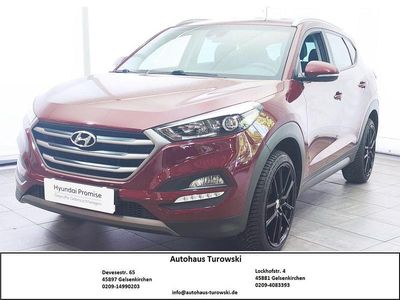 Gebraucht Hyundai Tucson Intro Edition 132 PS (97 kW) 2015 Ruby wine (metallic) SUV