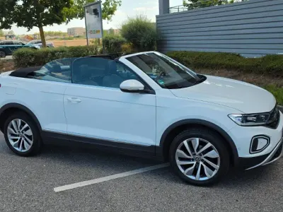 Gebraucht VW T-Roc Cabriolet Style 150 PS (110 kW) 2022 Weiß Cabrio