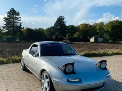 Używany Mazda MX5 116 KM (85 kW) 1990 Srebrny Kabriolet