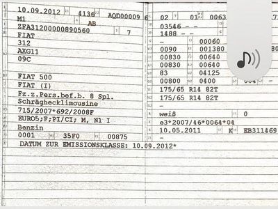 Gebraucht Fiat 500 Lounge 86 PS (63 kW) 2012 Rot Kleinwagen