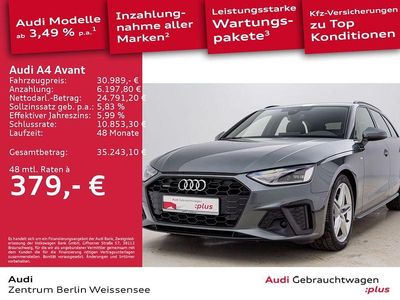 Daytonagrau perleffekt Gebraucht 2023 Audi A4 S-Line Kombi | 30.989 € (Guter Preis)