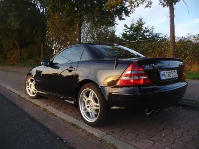Gebraucht Mercedes SLK32 AMG AMG 354 PS (260 kW) 2003 Schwarz Cabrio