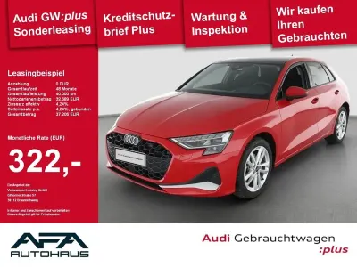 Używany Audi A3 Advanced 116 KM (85 kW) 2025 Czerwony Sedan/Limuzyna